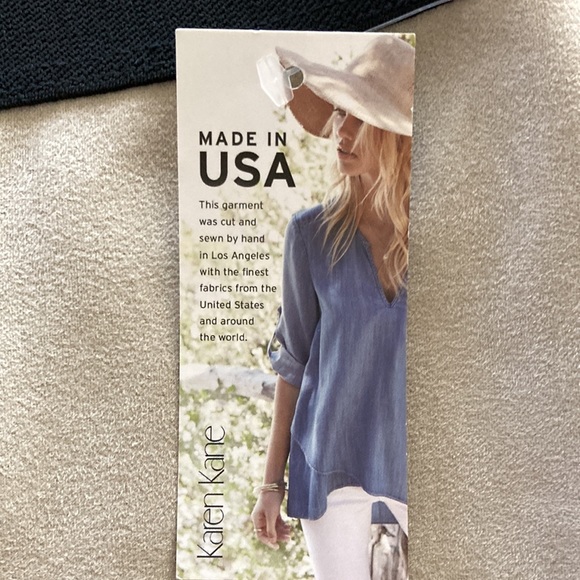 Karen Kane skirt Size M scollop cream with black lining and elastic black band. - Picture 4 of 13